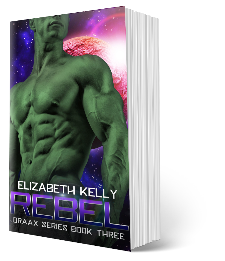 Rebel sci fi romance paperback by Elizabeth Kelly