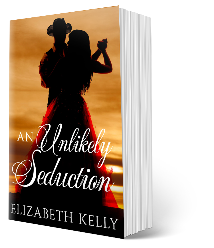 An Unlikely Seduction western romance paperback by Elizabeth Kelly