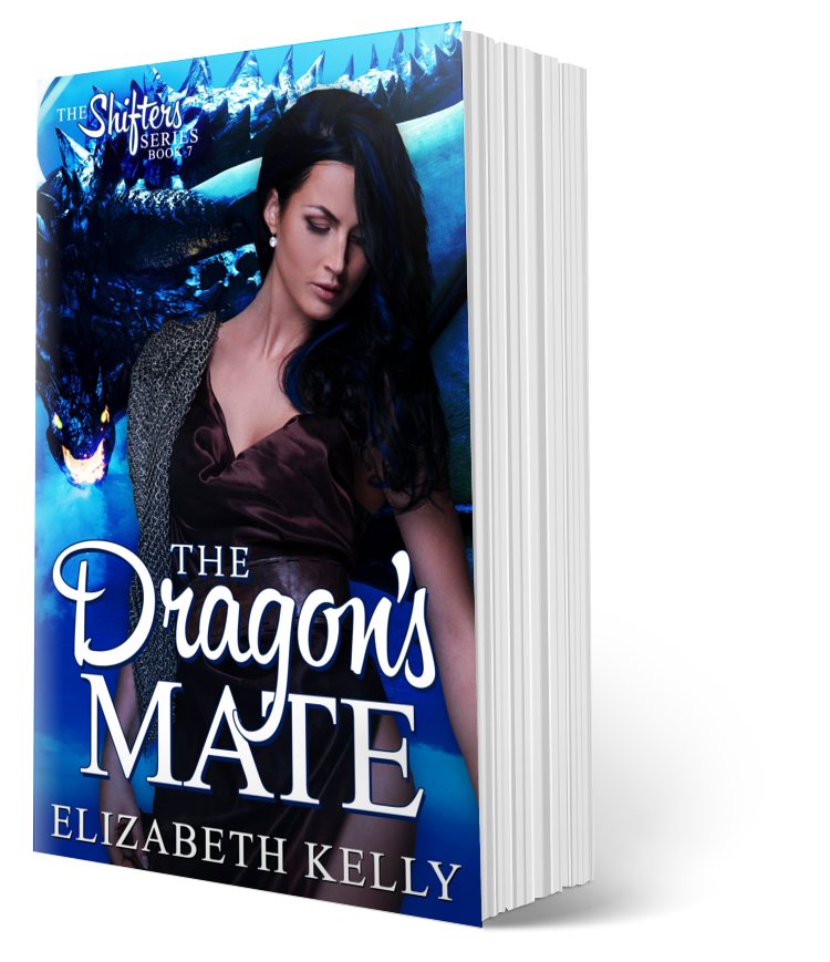The Dragon's Mate paranormal romance paperback by Elizabeth Kelly
