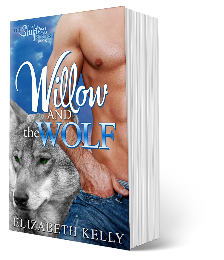 Willow and the Wolf paranormal romance paperback by Elizabeth Kelly