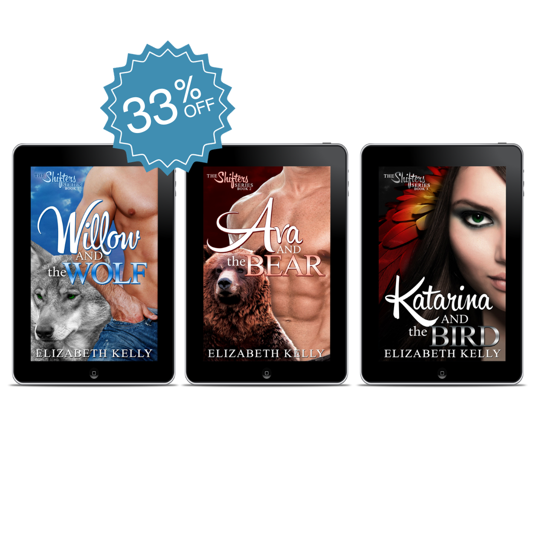 Shifters Books 1-3 paranormal romance by Elizabeth Kelly