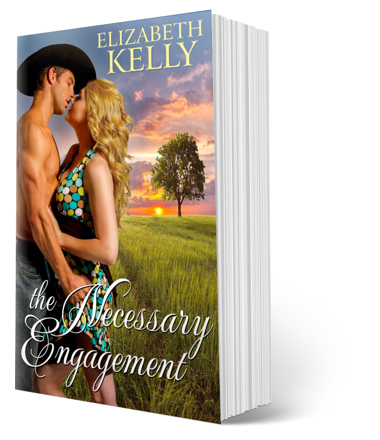The Necessary Engagement contemporary romance paperback by Elizabeth Kelly
